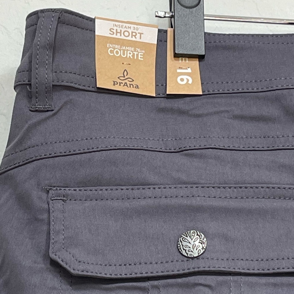 Prana Halle Pant Short Inseam in Coal size 16 - Picture 9 of 13